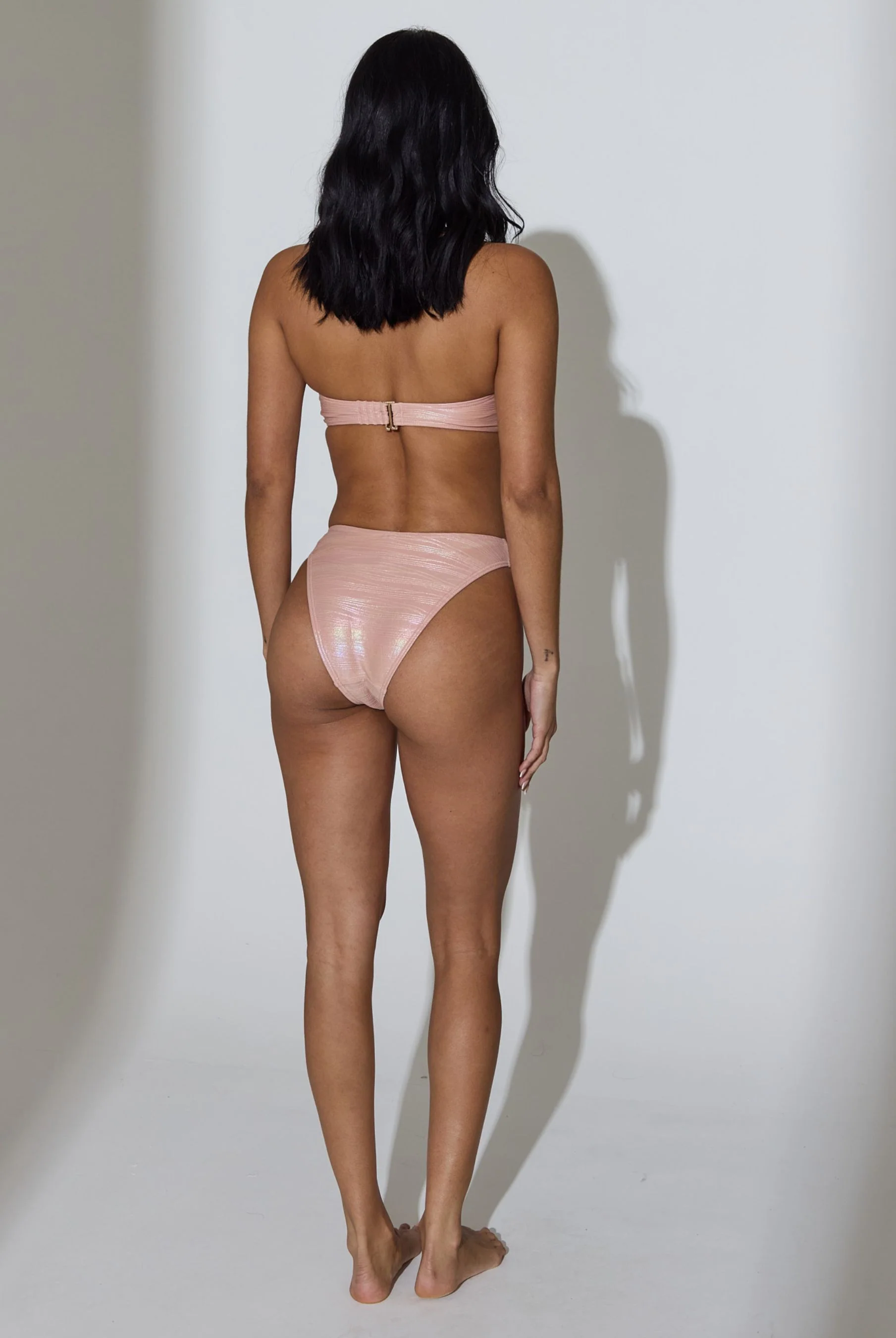 Sunset Glitter Bikini Bottoms in Pink - Image 3